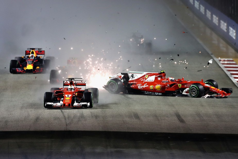 Falta critério aos comissários: a não punição de Vettel no GP de Cingapura