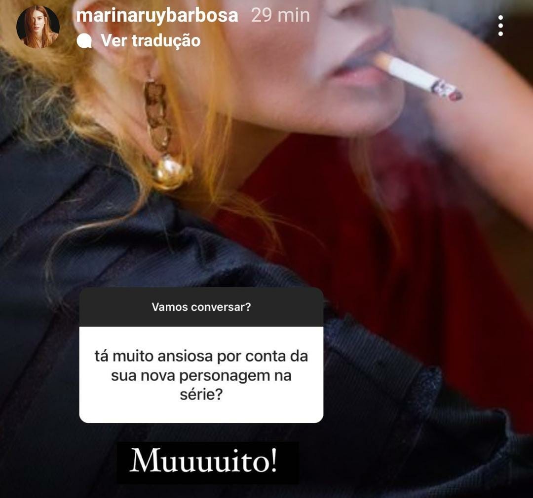 Marina Ruy Barbosa responde perguntas de seguidores (Foto: Reprodução/Instagram)