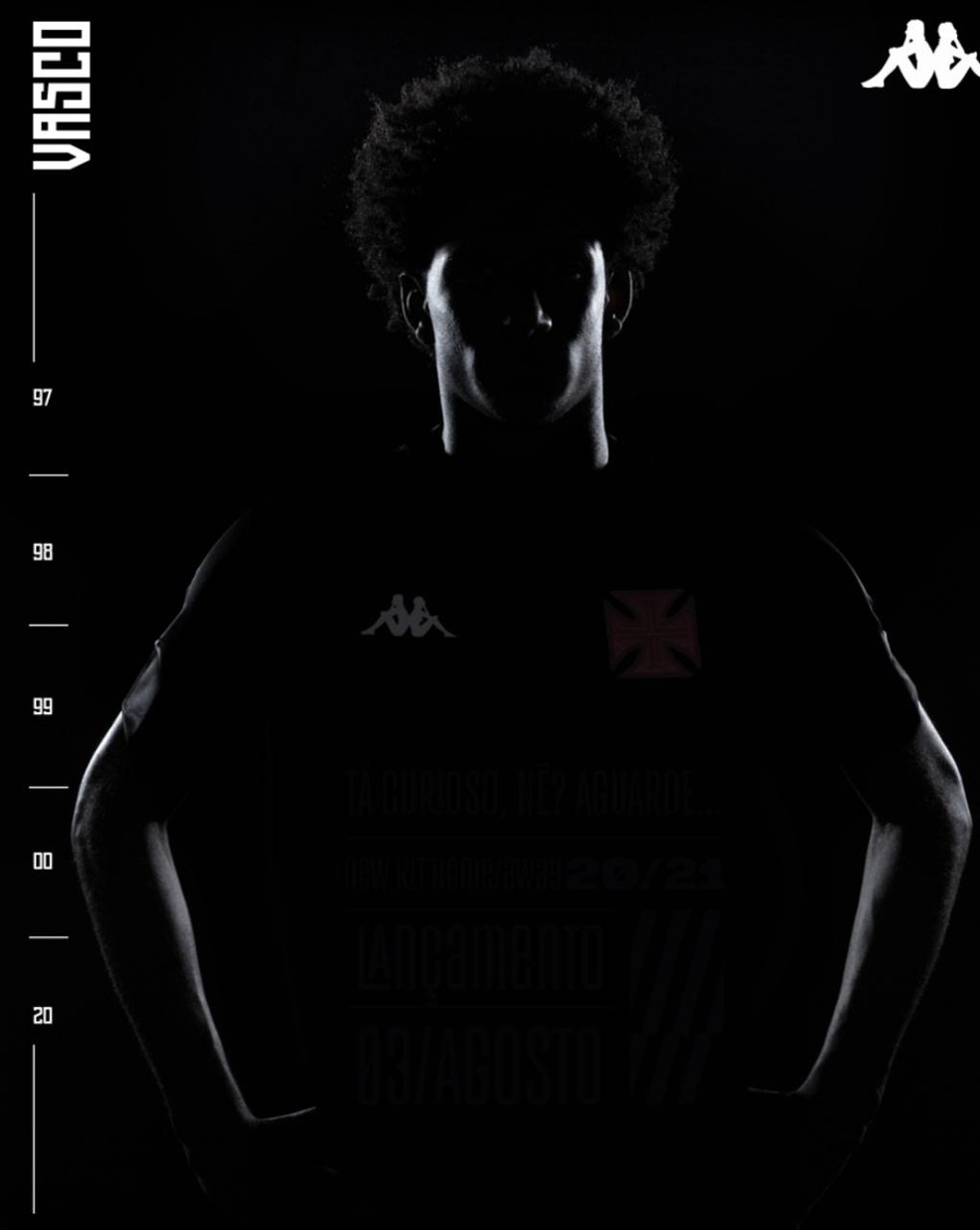 Postagem do Vasco antes da revelação da data de lançamento — Foto: Divulgação