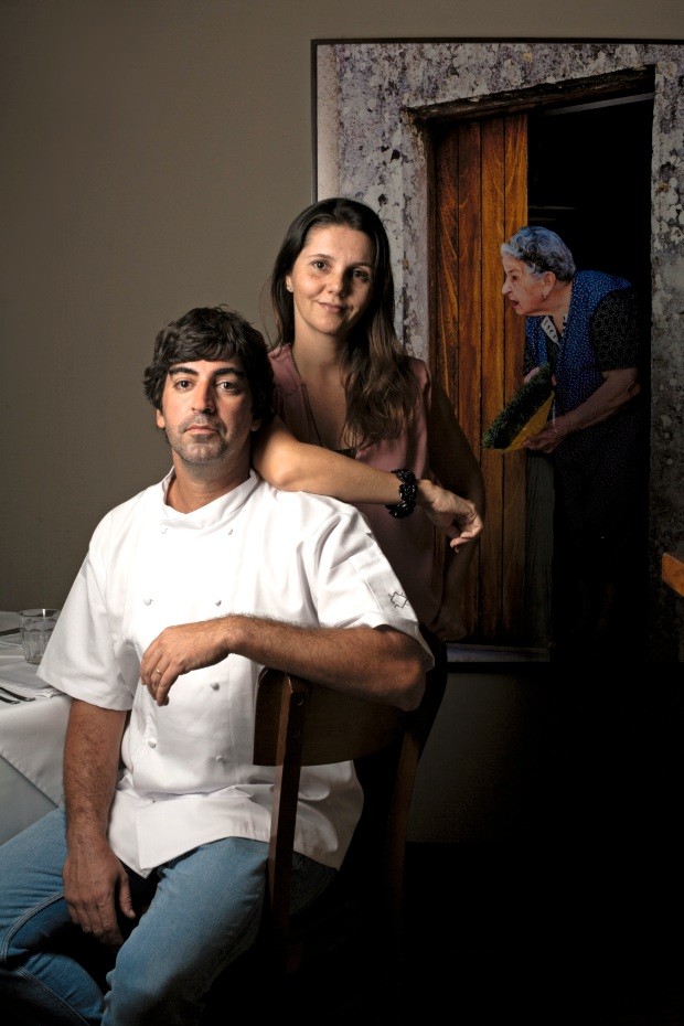 Casal afinado. Laskani e a arquiteta Beatriz Pinheiro, que fez os projetos dos restaurantes do grupo em São Paulo (Foto: Fernando Morais / Editora Globo)
