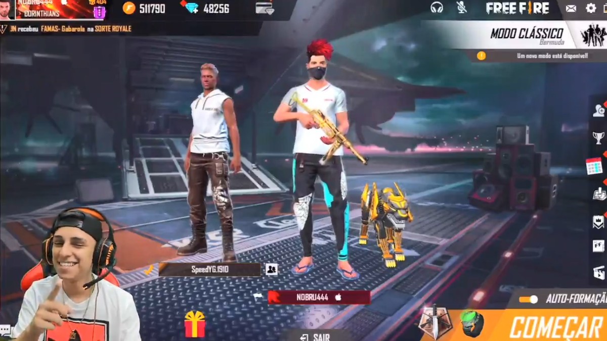 Free Fire Nobru Vira Astro Do Anuncio De Yony Gonzalez No