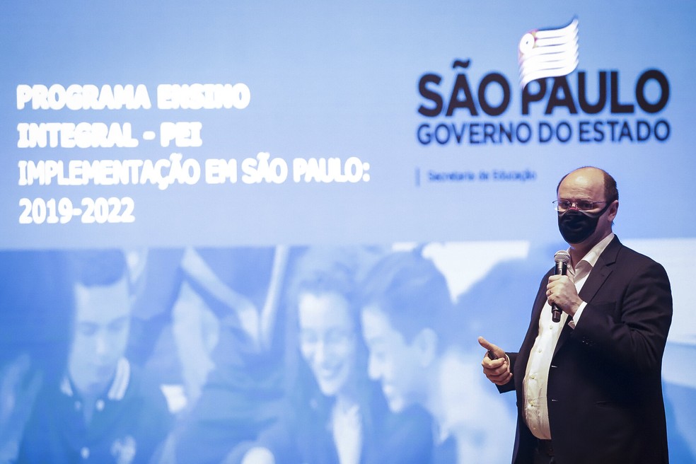 O secretário estadual da Educação de São Paulo, Rossieli Soares. — Foto: Daniel Guimarães/Secom/EducaçãoSP