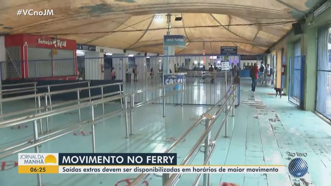 Confira movimento no sistema Ferry-Boat de Salvador