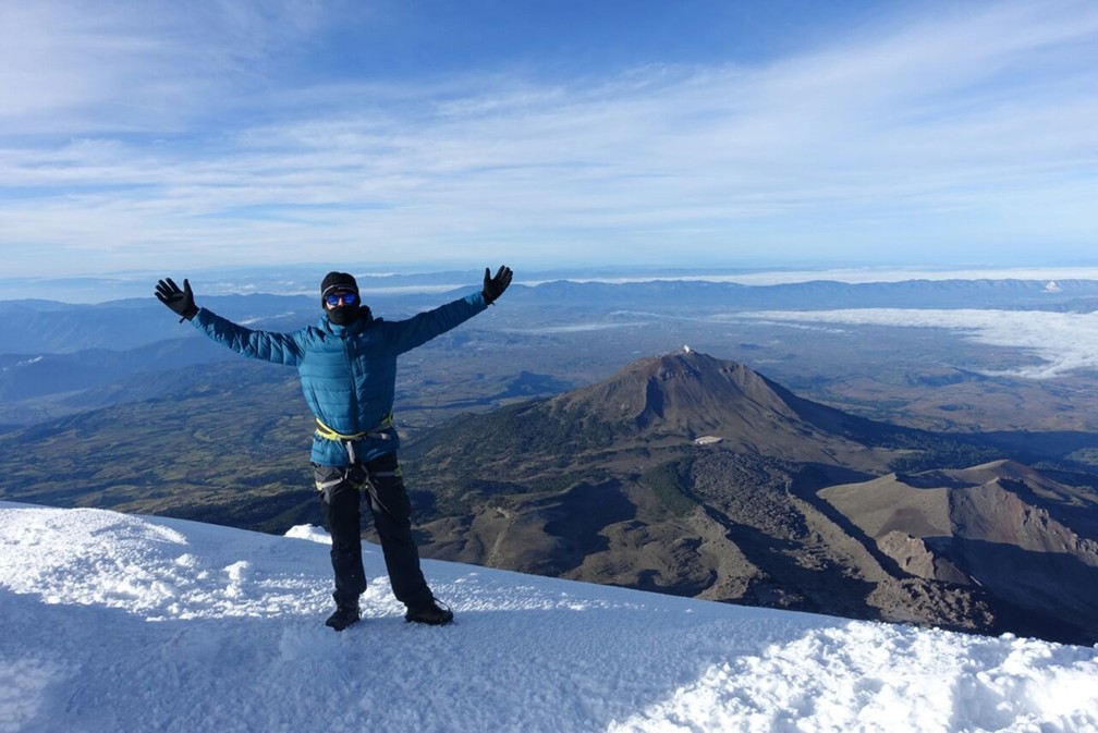Mineiro de Pouso Alegre alcança topo da maior montanha do México: 'o clima  é de paz e silêncio, longe de tudo' | Sul de Minas | G1