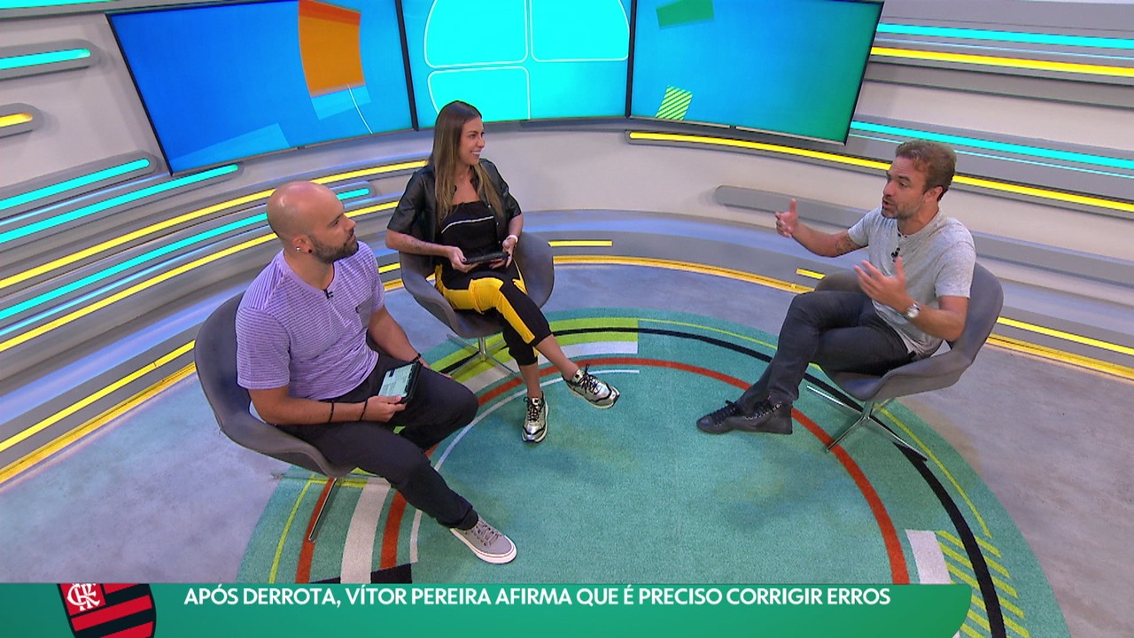 'Parab&eacute;ns para as duas equipes, um joga&ccedil;o': Roger Flores analisa Palmeiras x Flamengo no Esporte Espetacular