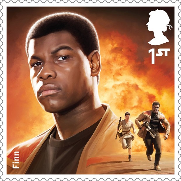Selo 'Star Wars' (Foto: Divulgação/Royal Mail) Selo 'Star Wars' (Foto: Divulgação/Royal Mail)