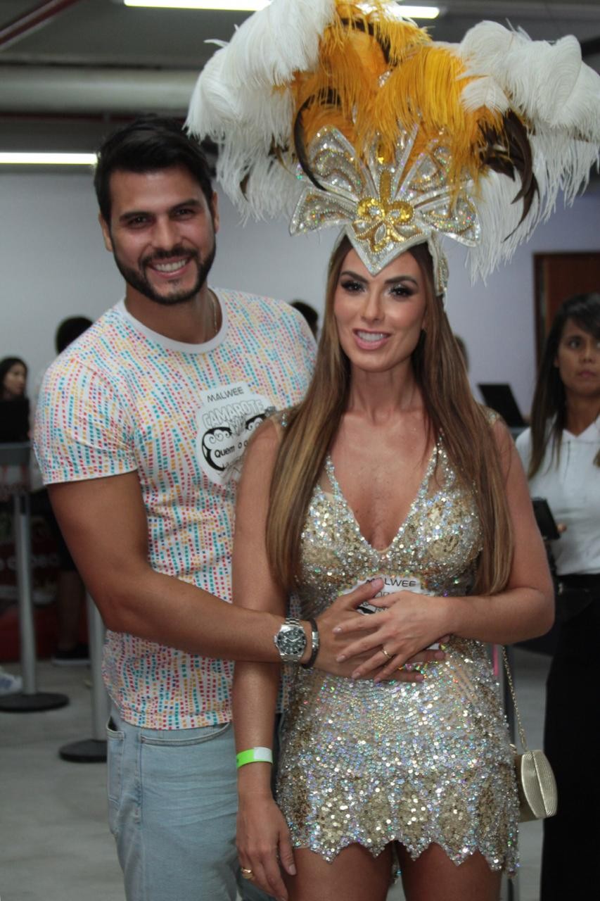 Nicole Bahls e Marcelo Bimbi (Foto: Jonathan Bramussi / Ed. Globo)
