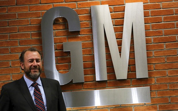 Presidente mundial da GM, Dan Ammann, veio ao Brasil para o anúncio. (Foto: Reuters/Nacho Doce)
