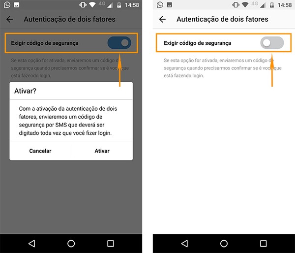 Tirar Autenticação De Dois Fatores Iphone Verificacao Em Duas Etapas Do Instagram Entre Com Codigo Reserva