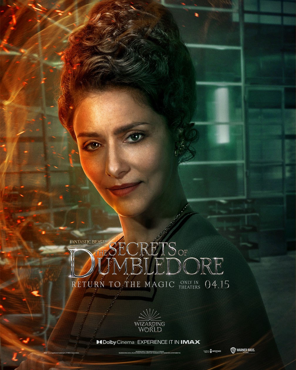 Maria Fernanda Cândido aparece em pôster de 'Animais Fantásticos: Os segredos de Dumbledore' | Cinema | G1