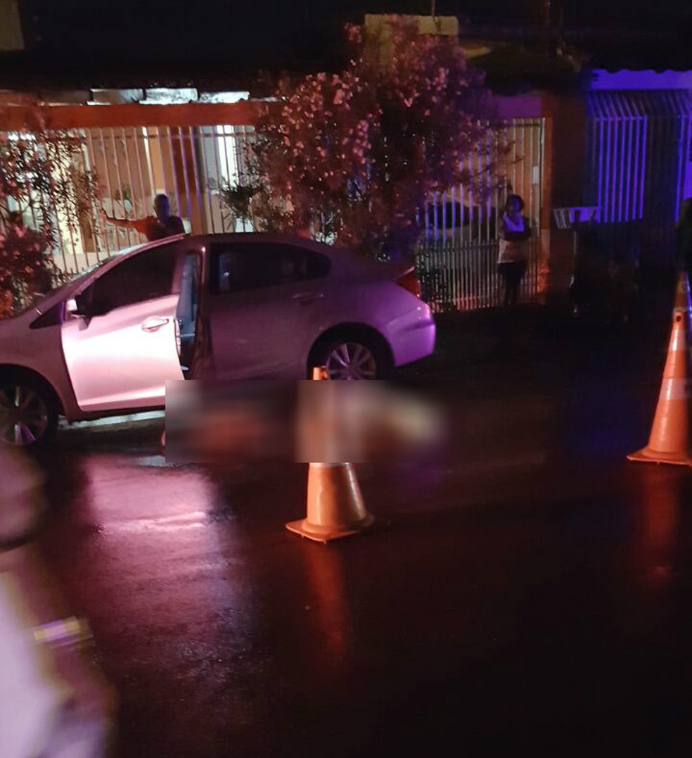 Danilo foi abordado por motociclistas e assassinado a tiros em CuiabÃ¡ (Foto: TVCA)