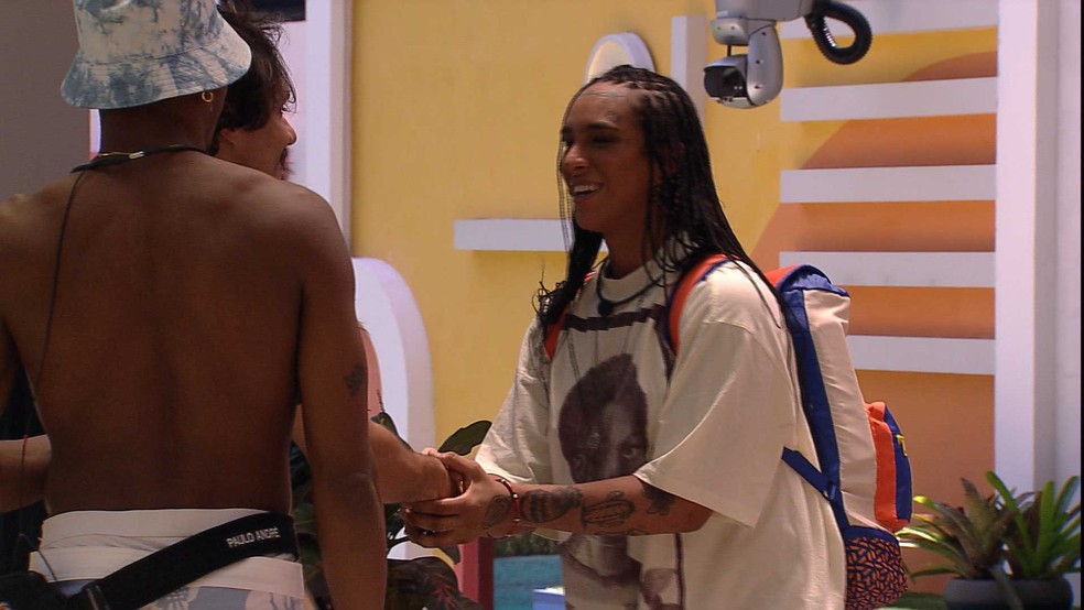 Linn da Quebrada entra no BBB 22 — Foto: Globo