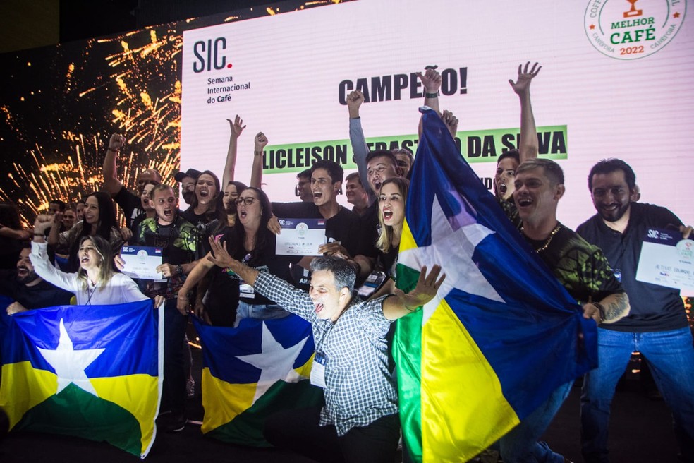 Rondonienses levam prêmios do Coffee Of The Year 2022 — Foto: Armando Junior