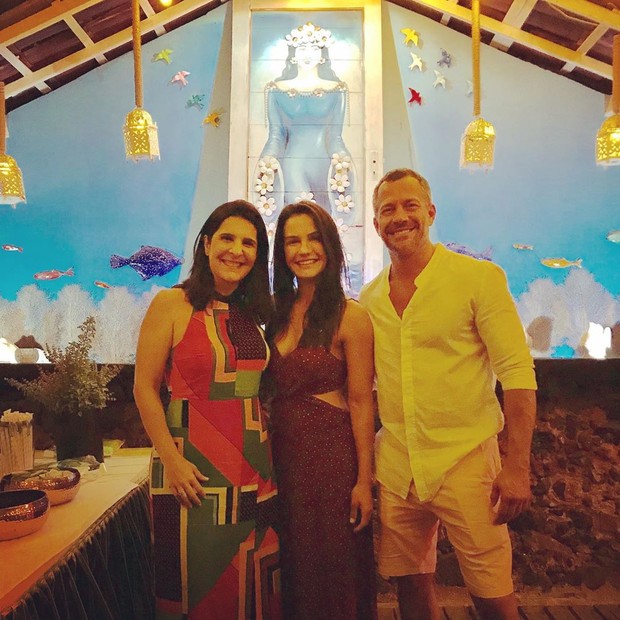Vanessa Riche, Kyra Gracie e Malvino Salvador (Foto: Reproducao Instagram)