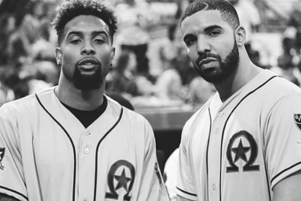 Drake e Odell Beckham Jr. (Foto: Reprodução/Instagram)