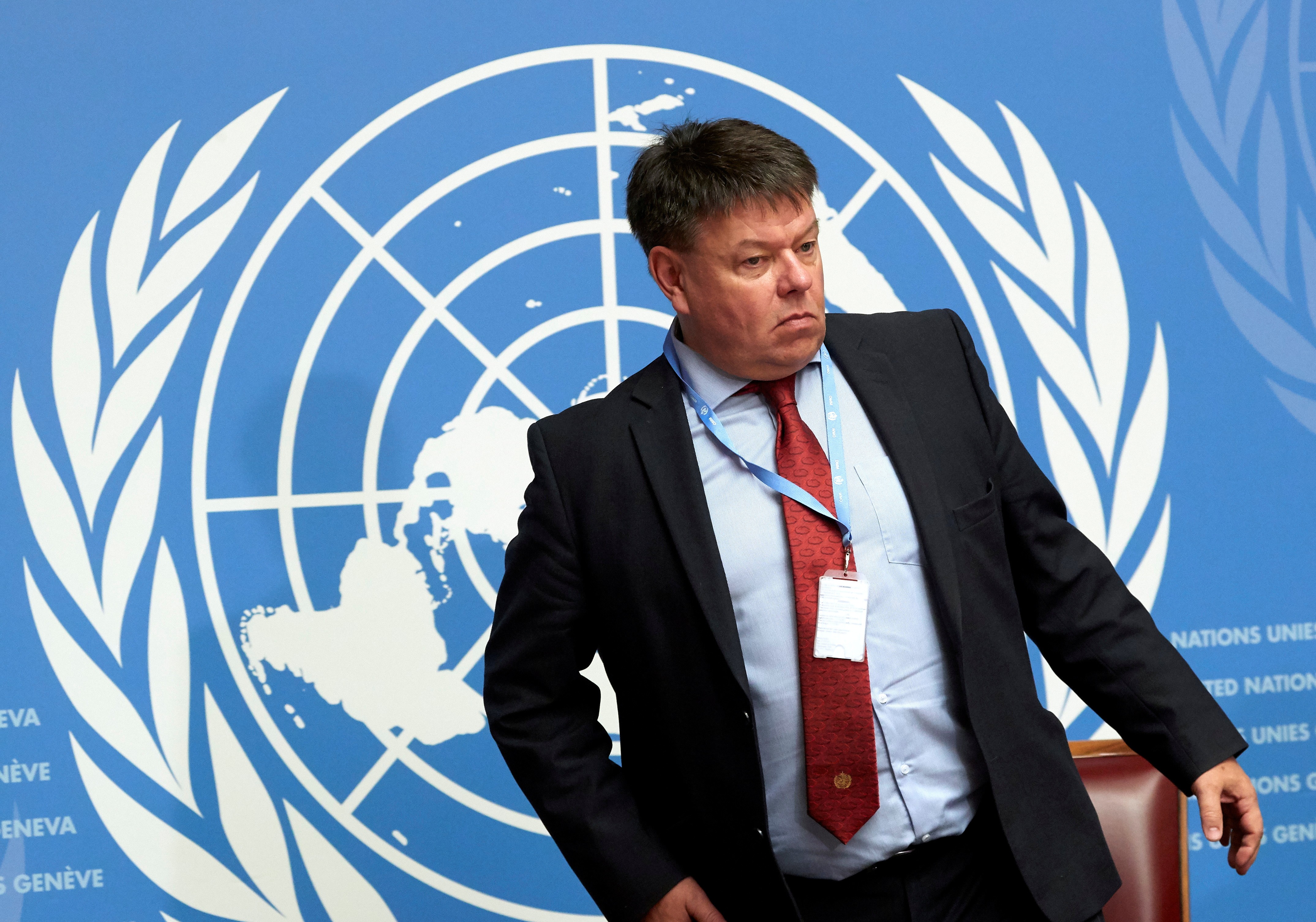 Secretário-geral da Organização Meteorológica Mundial, Petteri Taalas, em Genebra (Foto: REUTERS/Denis Balibouse)