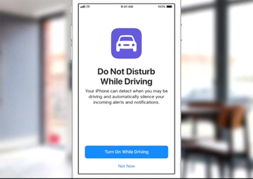 iOS 11 é capaz de reconhecer quando motorista está dirigindo (Foto: Reprodução/Apple)
