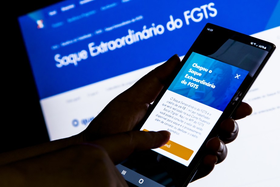 Caixa Economica apresenta novos site e aplicativo para celular para o saque extraordinario do FGTS