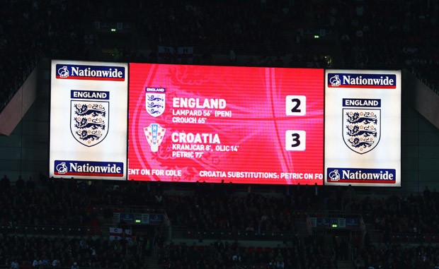Inglaterra e Croácia (Foto: Getty Images)