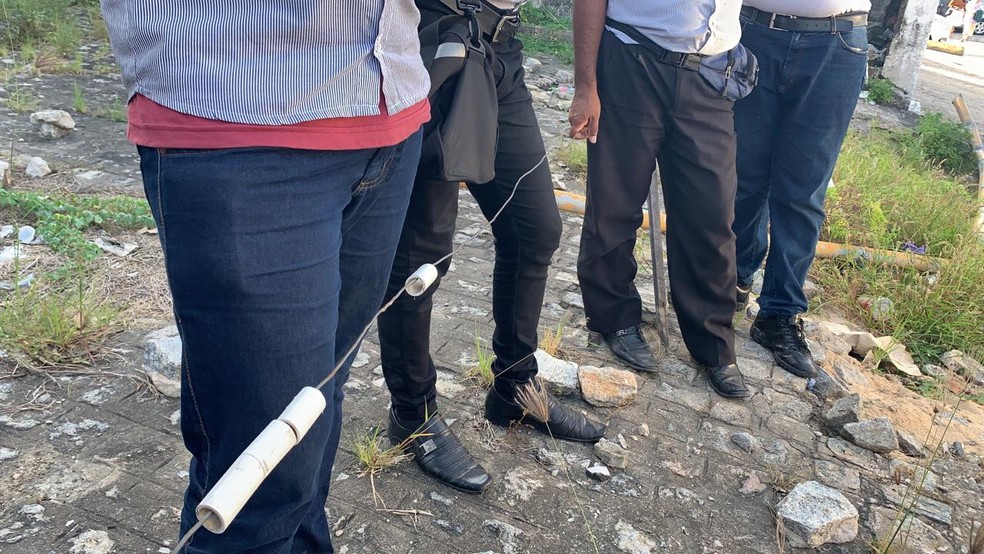 Motoristas e cobradores ficaram assustados com a violência — Foto: Valmir Inácio/TV Gazeta