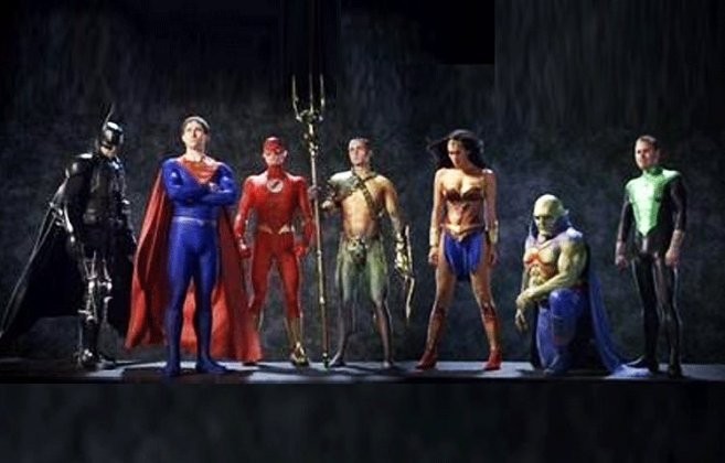 O site Collider teve acesso a uma foto do elenco do Liga da Justiça de George Miller  (Foto: Reprodução)