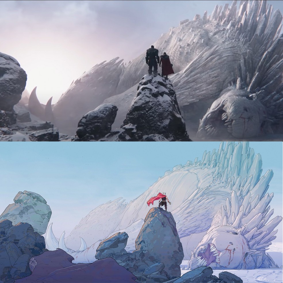 Trailer de Thor faz referência a HQ clássica do herói — Foto: Reprodução