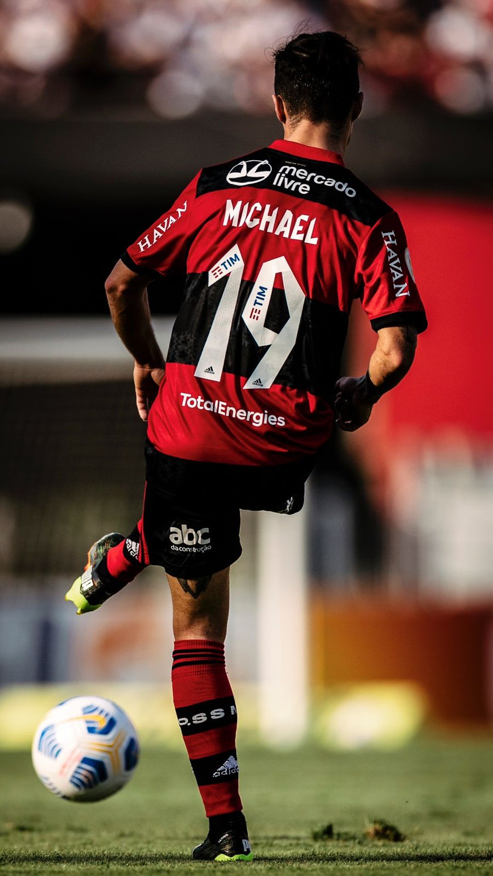 Michael em ação no Morumbi contra o São Paulo: destaque absoluto — Foto: Pedro Martins / Foto FC