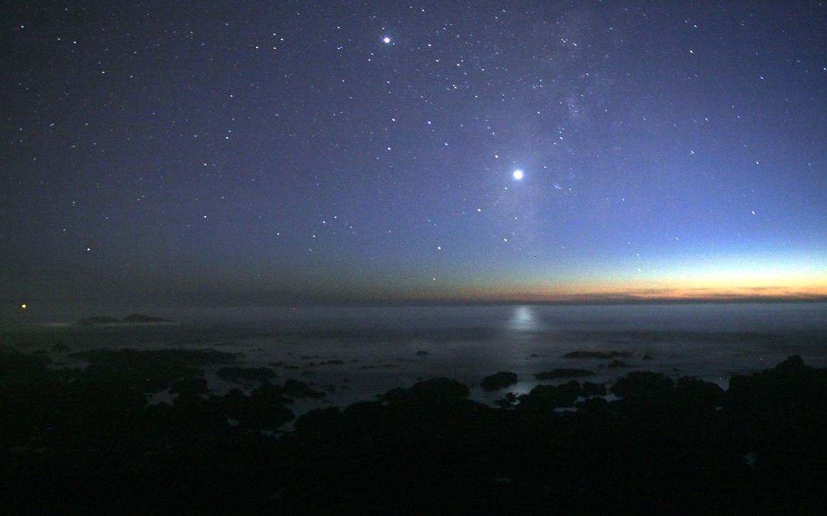 Vênus como o ponto mais brilhante no céu (Foto: wikimedia commons)