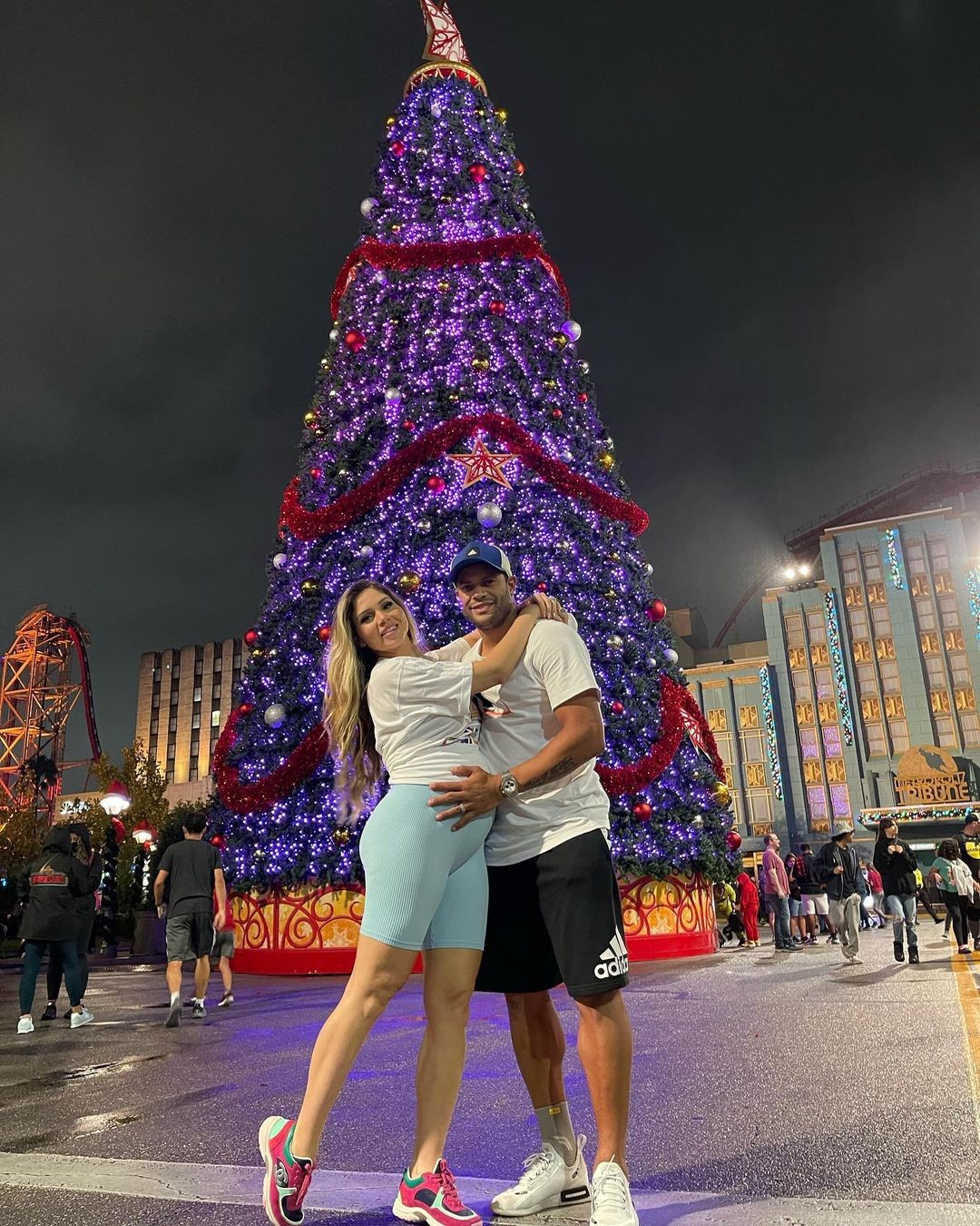 Hulk e Camila curtem dias de férias na Disney (Foto: Reprodução / Instagram)