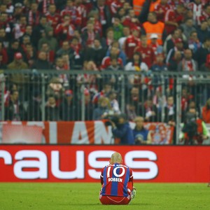 Robben Bayern de Munique x Borussia Dortmund (Foto: Reuters)