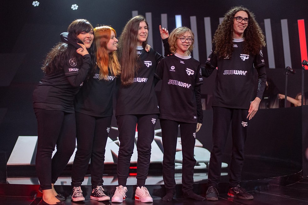 Equipe da paiN que jogou a Ignis Cup 2022 — Foto: Divulgação/Riot