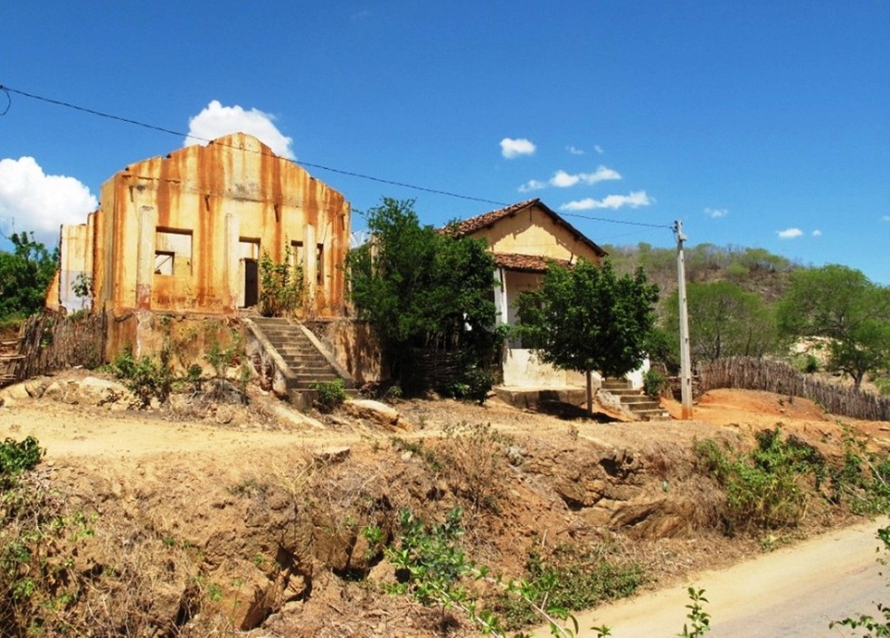 Senador Pompeu é a única cidade do Ceará que mantém estrutura dos campos de concentração — Foto: Alex Pimentel/G1