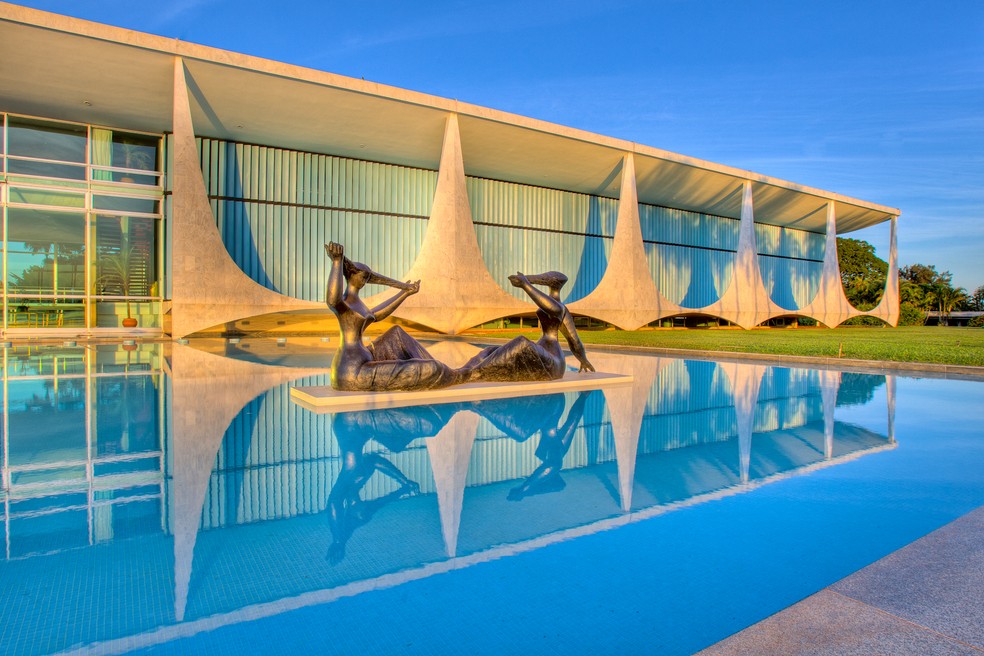 Fachada do Palácio do Alvorada, em Brasília — Foto: Ichiro Guerra/ Presidência da República