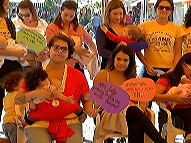 Hora do Mamaço reuniu mães em Mogi das Cruzes (Foto: Reprodução/TV Diário)