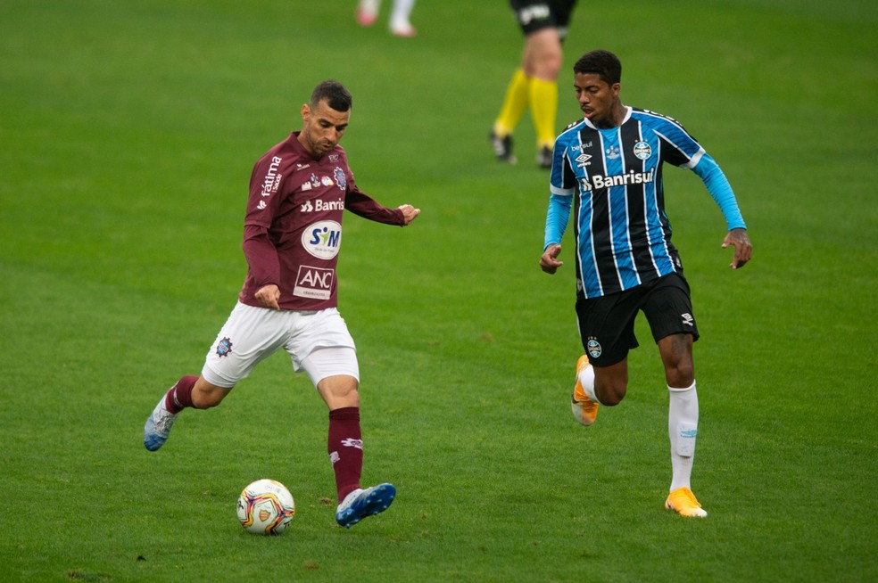 Caxias x Grêmio na final do Gauchão de 2020 — Foto: FGF/Divulgação