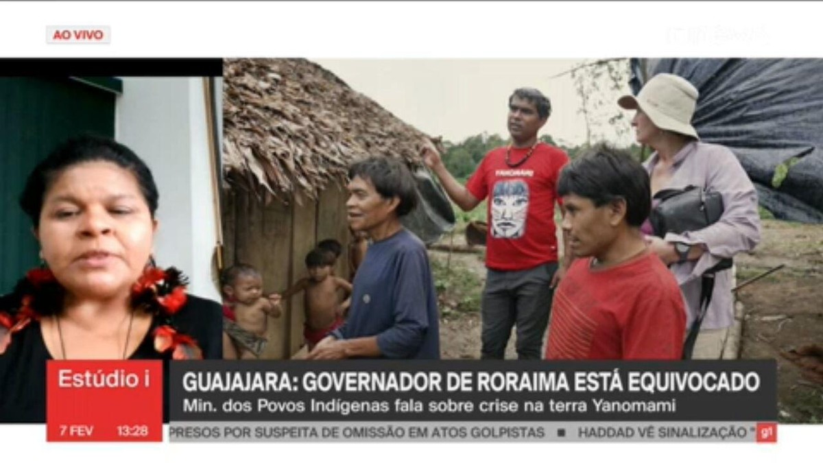 Ministros vão a Roraima nesta quarta acompanhar operação em terra Yanomami
