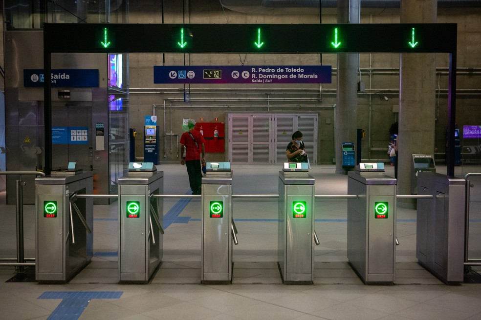 Estação Santa Cruz (Linha 5-Lilás) do Metrô de São Paulo — Foto: Fábio Tito/g1