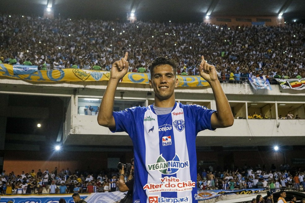 Vinícius Leite deve deixar o Paysandu nos próximos dias — Foto: Jorge Luiz/Ascom Paysandu