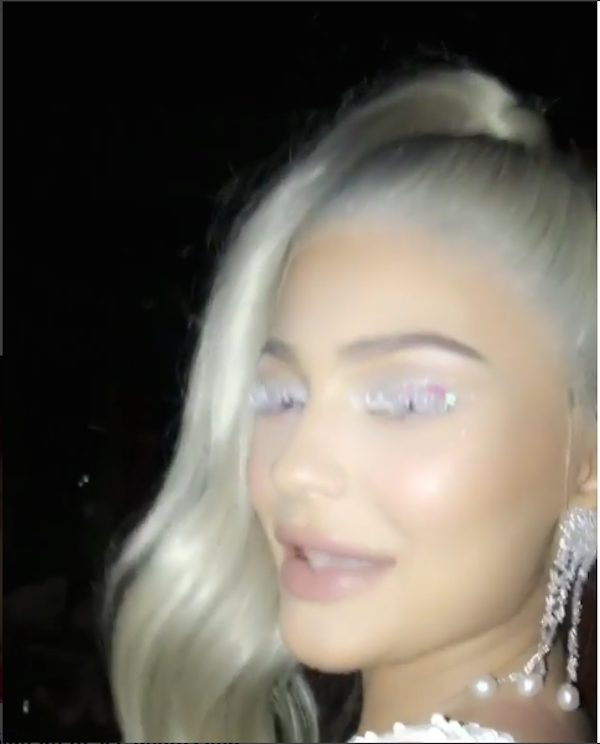 A socialite Kylie Jenner em uma festa de Halloween (Foto:  Instagram)