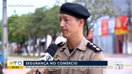 PM dá dicas de como comerciantes podem ser proteger nesse período de maior fluxo