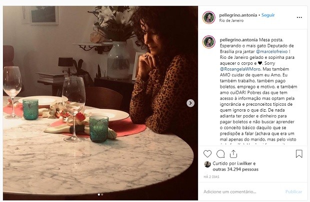 Instagram de Antonia Pellegrino (Foto: Reprodução/Instagram)