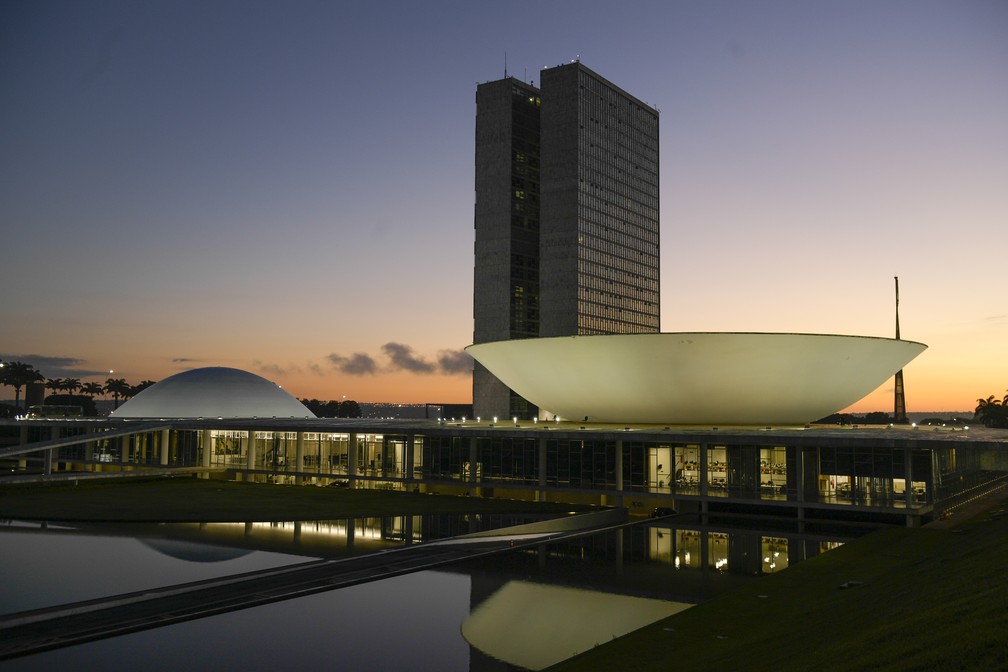 Fachada do Congresso Nacional, a sede das duas Casas do Poder Legislativo brasileiro. — Foto: Pedro França/Agência Senado