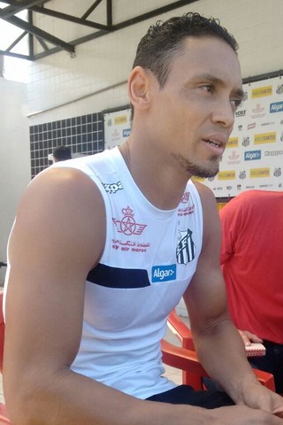 Ricardo Oliveira, Santos (Foto: Lucas Musetti)