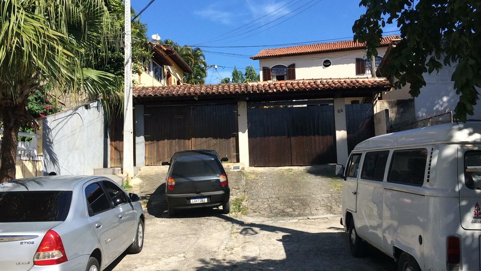 Casa de Flordelis e Anderson do Carmo em Niterói, local onde ocorreu o crime — Foto: TV Globo