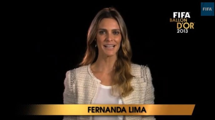 FIFA Fernanda Lima (Foto: Reprodução / Youtube)