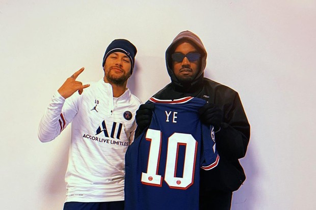 Neymar Jr. e Kanye West (Foto: Instagram/Reprodução)