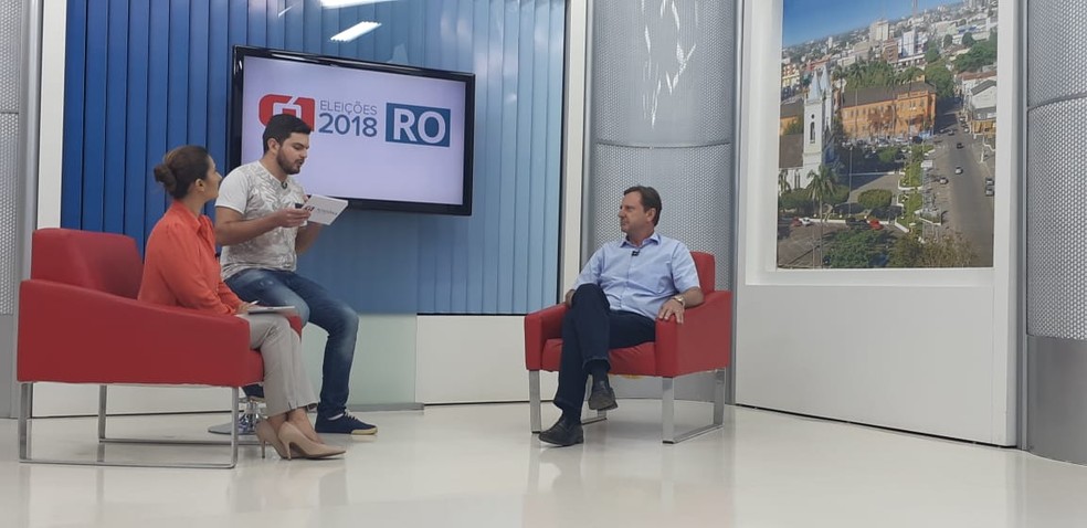 Entrevista com o candidato ao governo de RO, Acir Gurgacz (Foto: Cássia Firmino/G1)