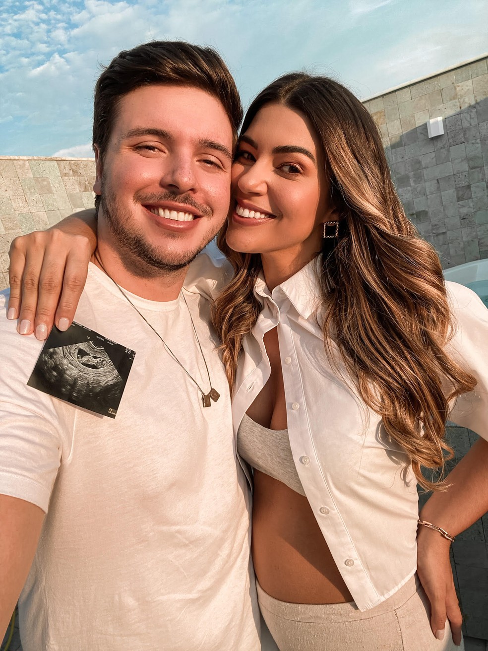 Vivian Amorim está grávida do primeiro filho — Foto: Arquivo pessoal