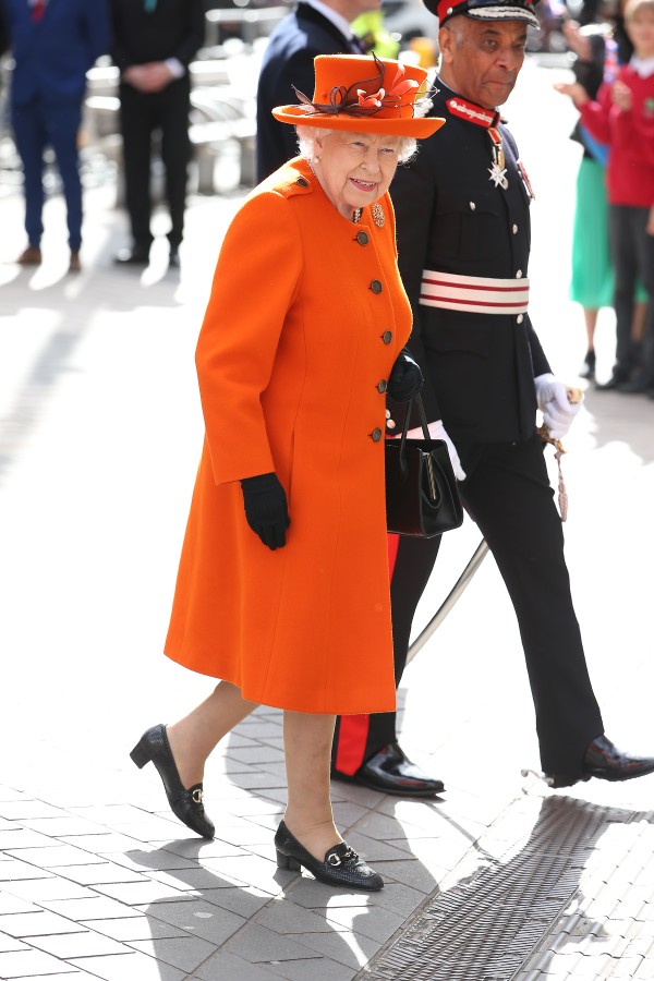 LONDON, ENGLAND - MARCH 07: Queen Elizabeth II arrives at the Science Museum on March 07, 2019 in London, England. (Photo by Neil Mockford/GC Images) (Foto: GC Images)