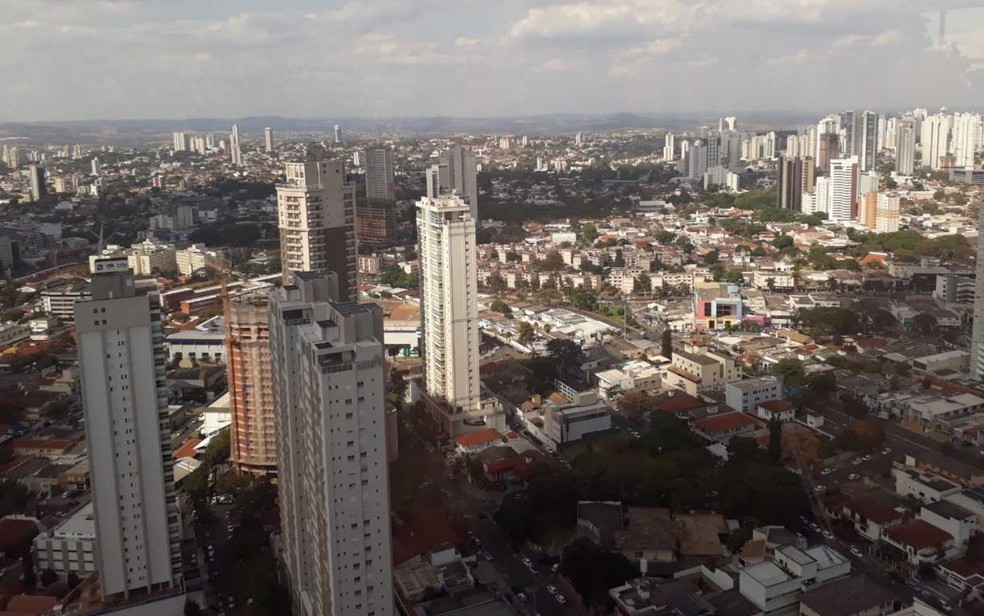 Vista panorâmica de Goiânia — Foto: Vanessa Martins/G1